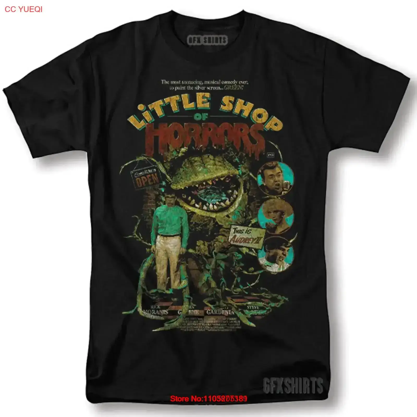 Vintage Fashion Shop - เสื้อยืด Little Shop of Horror ลายภาพยนตร์คลาสสิก