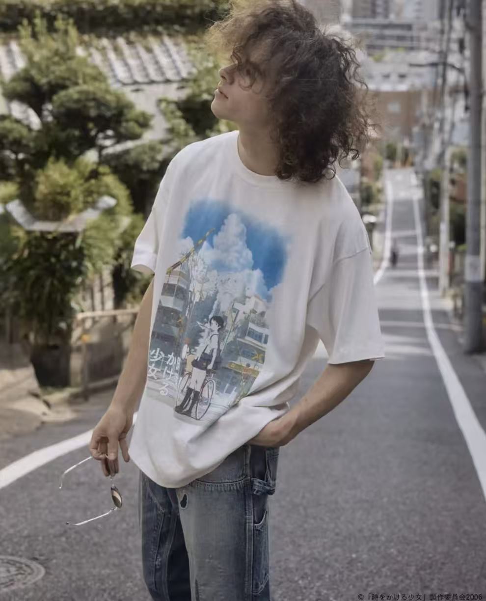 Vintage Fashion Illustration - เสื้อยืดแขนสั้นแฟชั่นสไตล์อนิเมะอเมริกัน VINTAGE 26FW SAINT Mx6x GEEKS