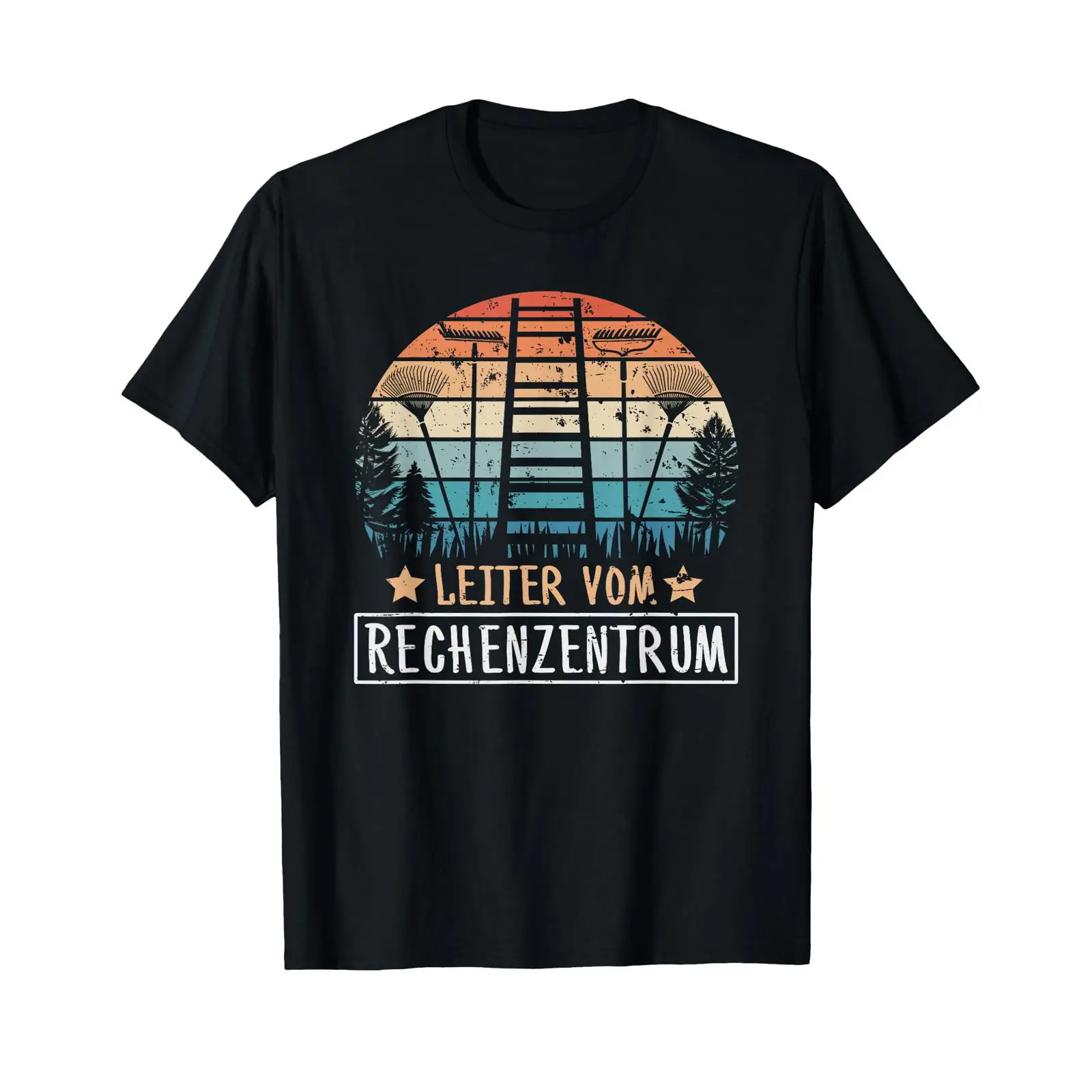 Vintage Fashion Center - เสื้อยืดลายวินเทจสำหรับคนรักการทำสวน ผู้บริหารศูนย์ข้อมูล ระบายอากาศได้ดี แฟชั่นอเนกประสงค์ ยืดหยุ่นได้ สตรีทแวร์