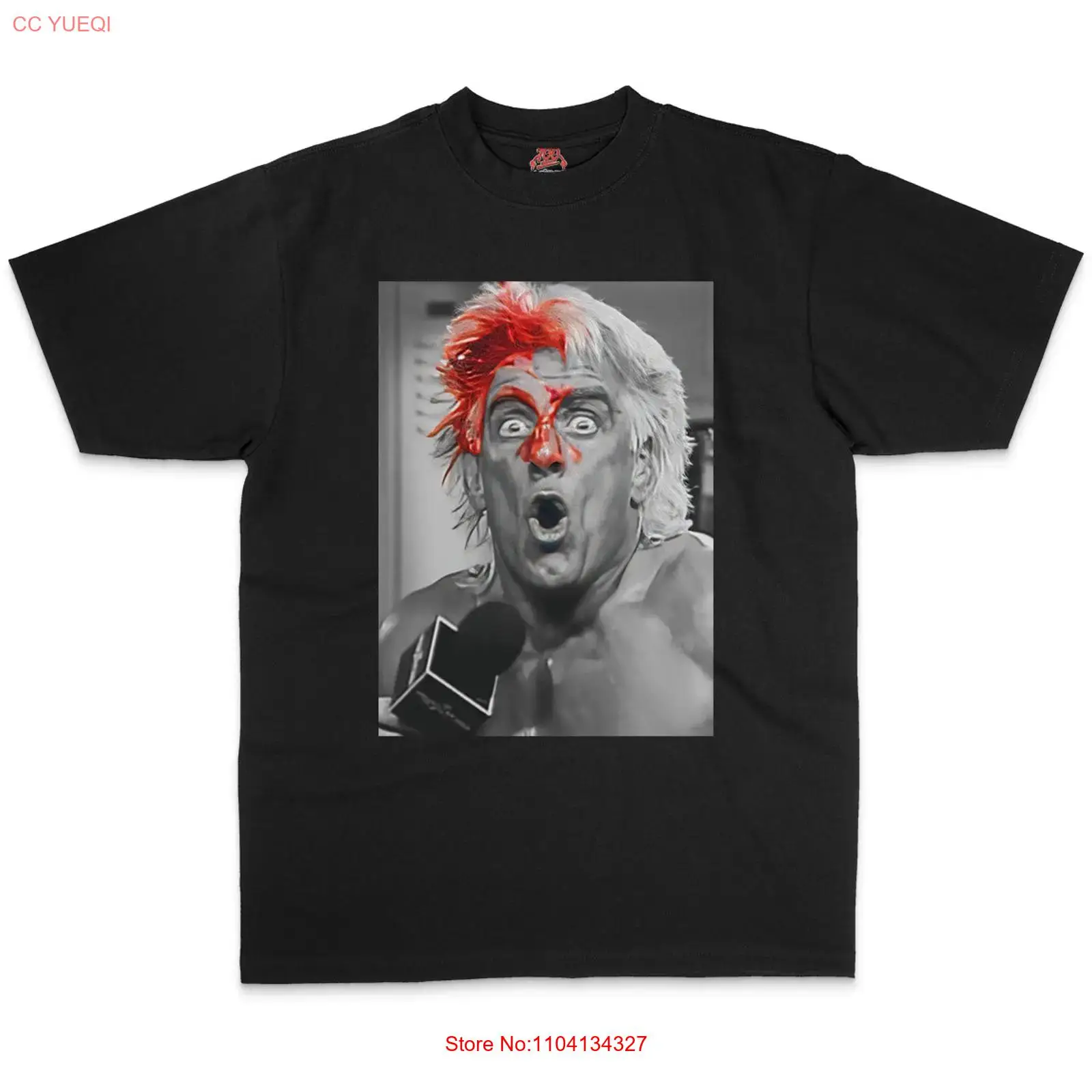 Vintage Fashion Knitwear - เสื้อยืด RIC FLAIR รุ่นหายาก วินเทจ ลุคสบายๆ
