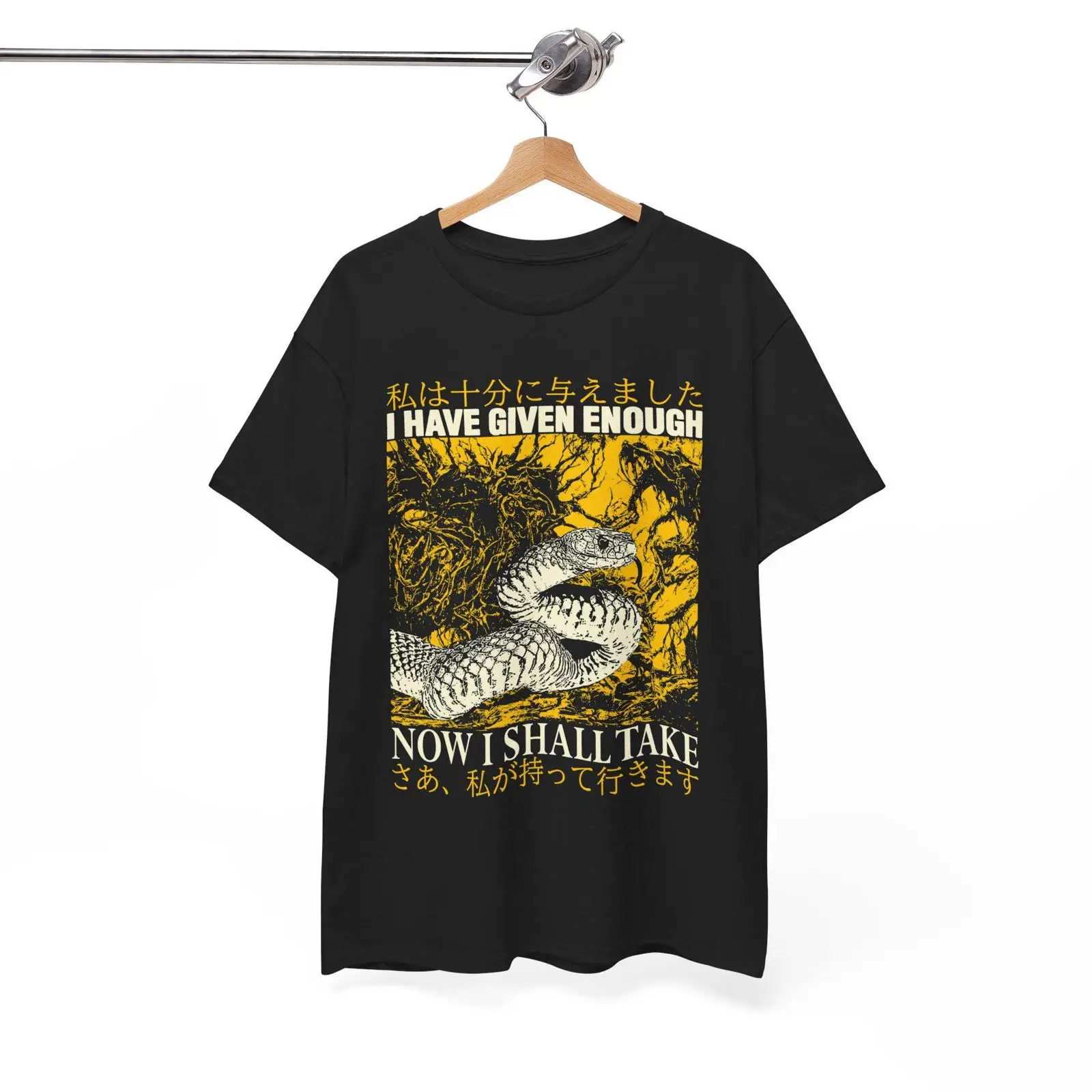 Vintage Fashion Now - ตอนนี้ฉันจะซื้อเสื้อยืดลายงูสไตล์วินเทจญี่ปุ่น เสื้อยืดลายกราฟิกวินเทจแบบยูนิเซ็กส์ สตรีทแวร์ เสื้อท่อนบนสำหรับใส่ในชีวิตประจำวัน เนื้อผ้านุ่ม แฟชั่น