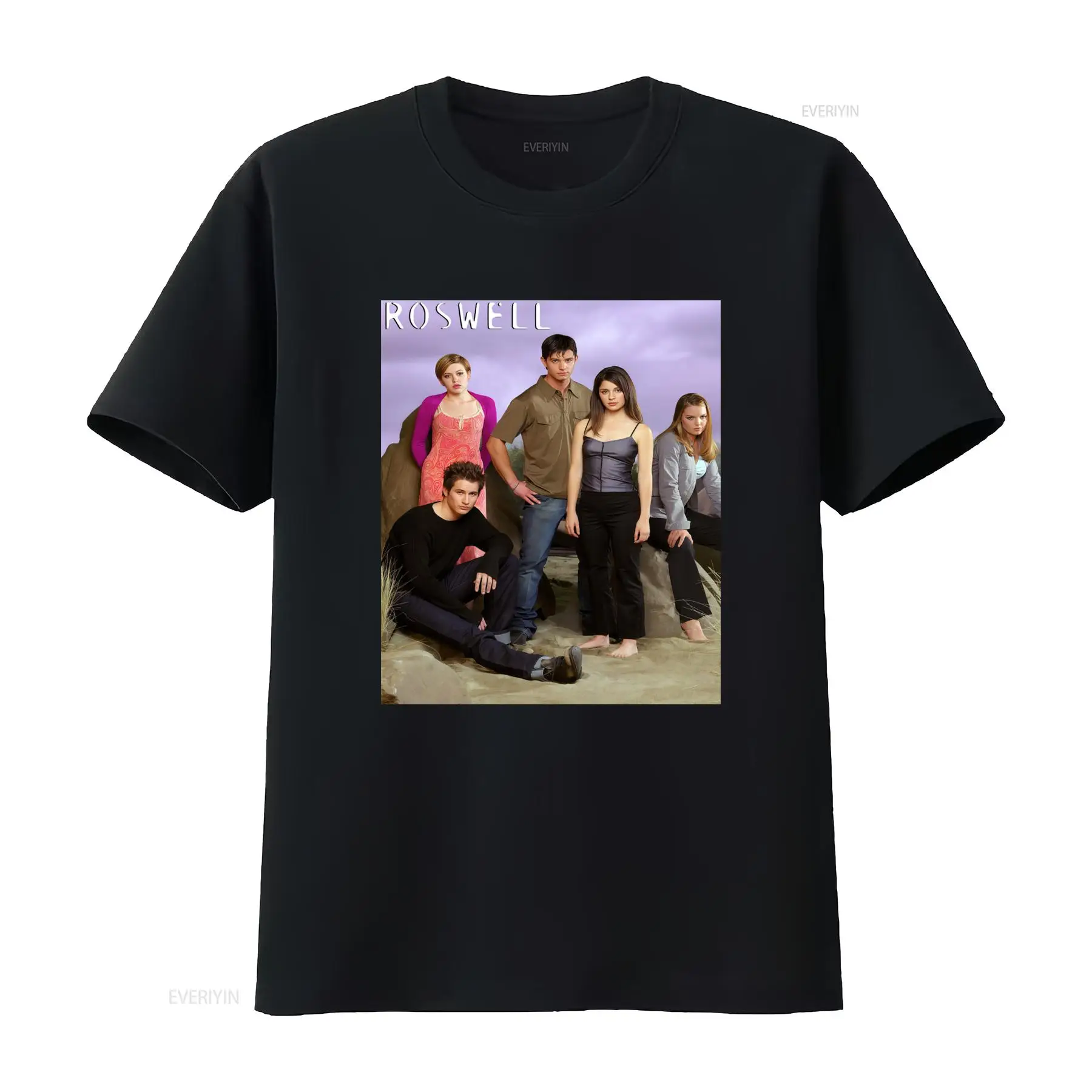 Vintage Fashion Show - เสื้อยืดลายพิมพ์แฟชั่น Roswell Retro Tv Show ดีไซน์สวยงาม