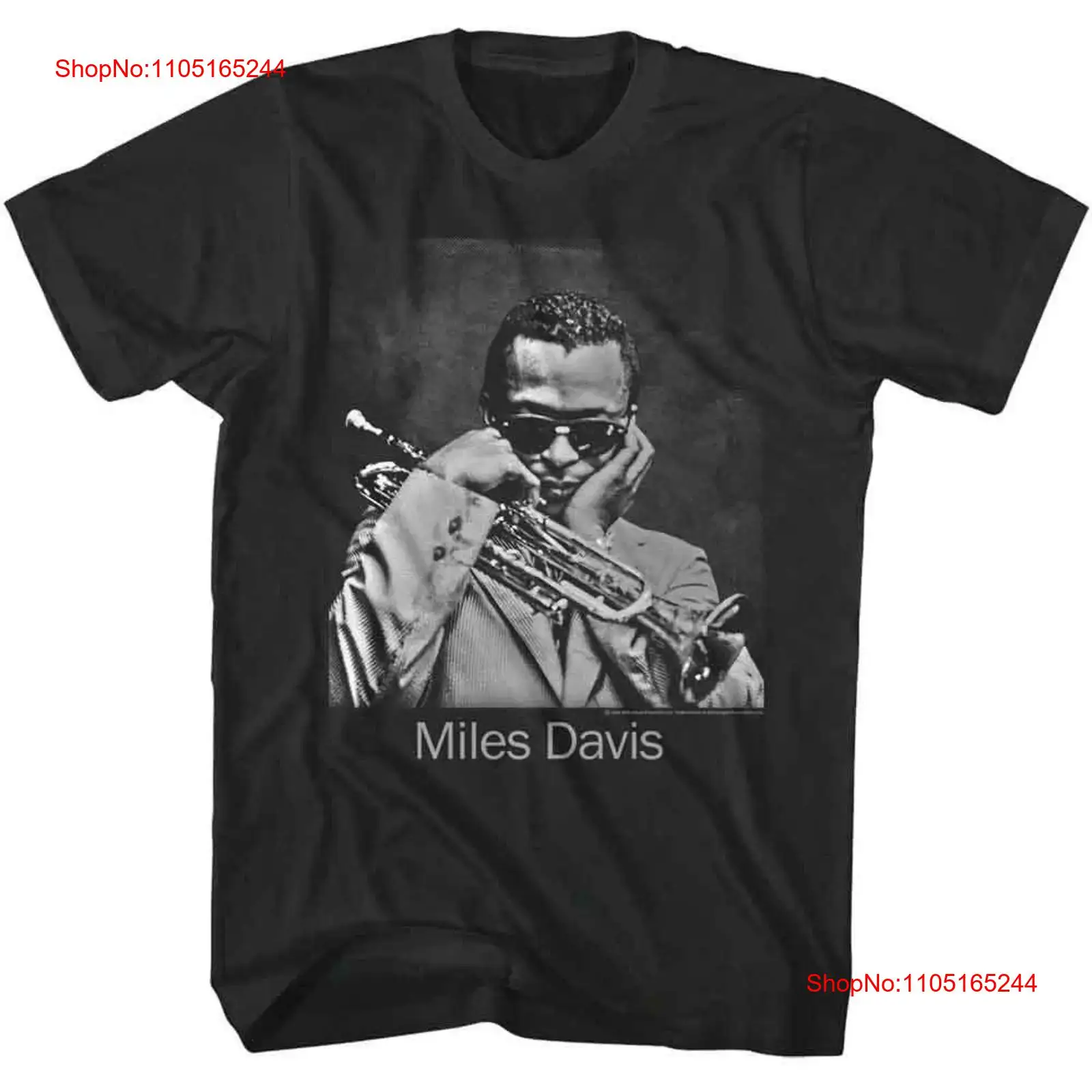 Vintage Fashion Photos - เสื้อยืดลาย Miles Davis Round About Midnight