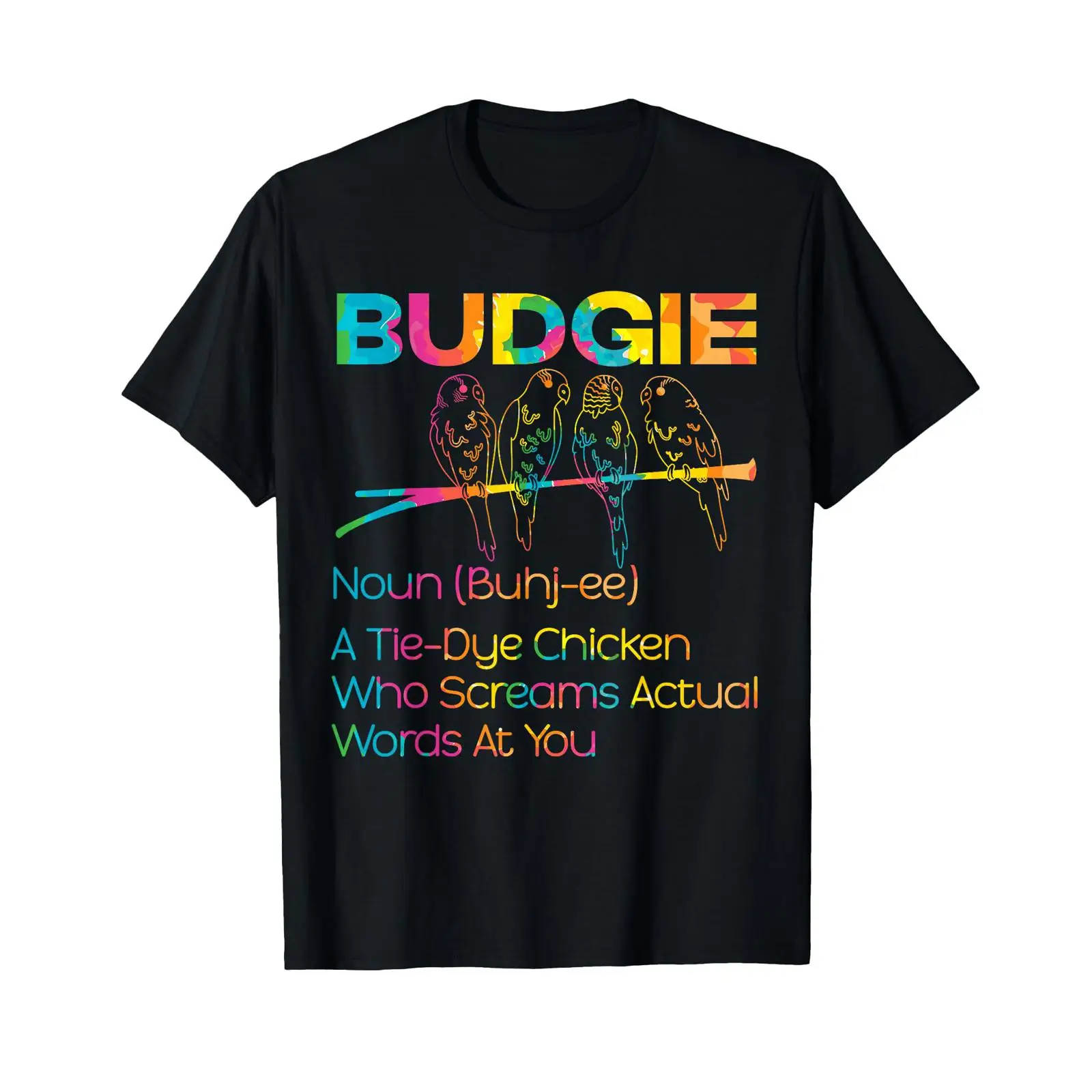 Vintage Fashion Definition - เสื้อยืดลาย Budgie Bird Definition Budgerigar Birdwatching