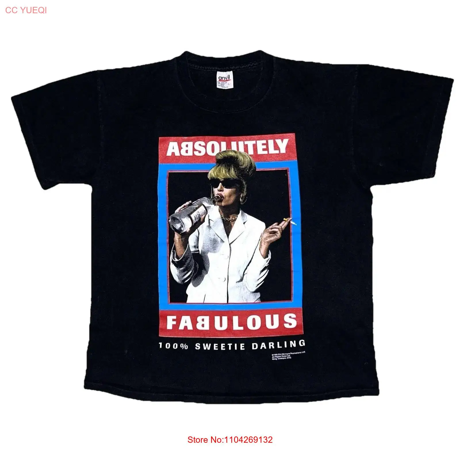 Vintage Fashion Show - เสื้อยืดรายการทีวีวินเทจ 1995 Absolutely Fabulous Sweetie Darling