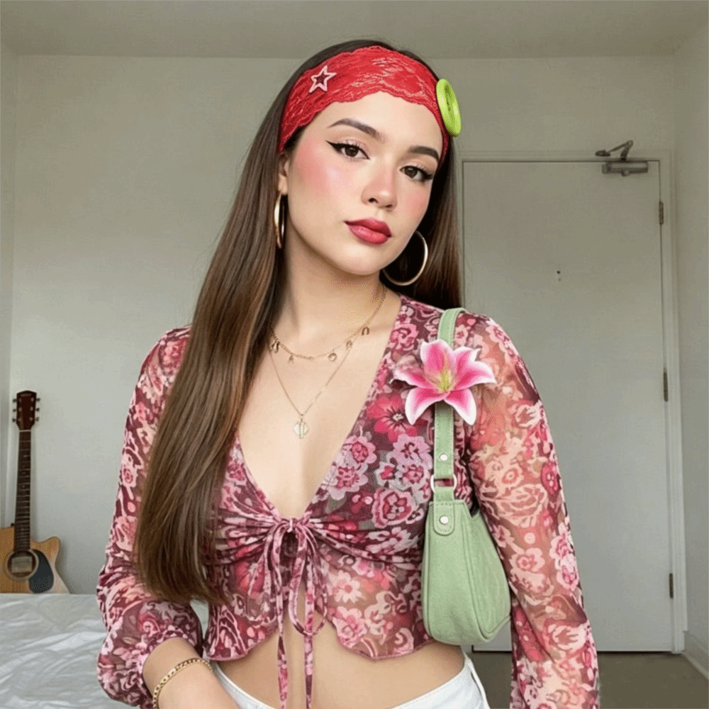 ที่คาดผมแฟชั่นพลาสติกแบบลูกไม้ - Vintage Fashion Show บทวิจารณ์และราคา