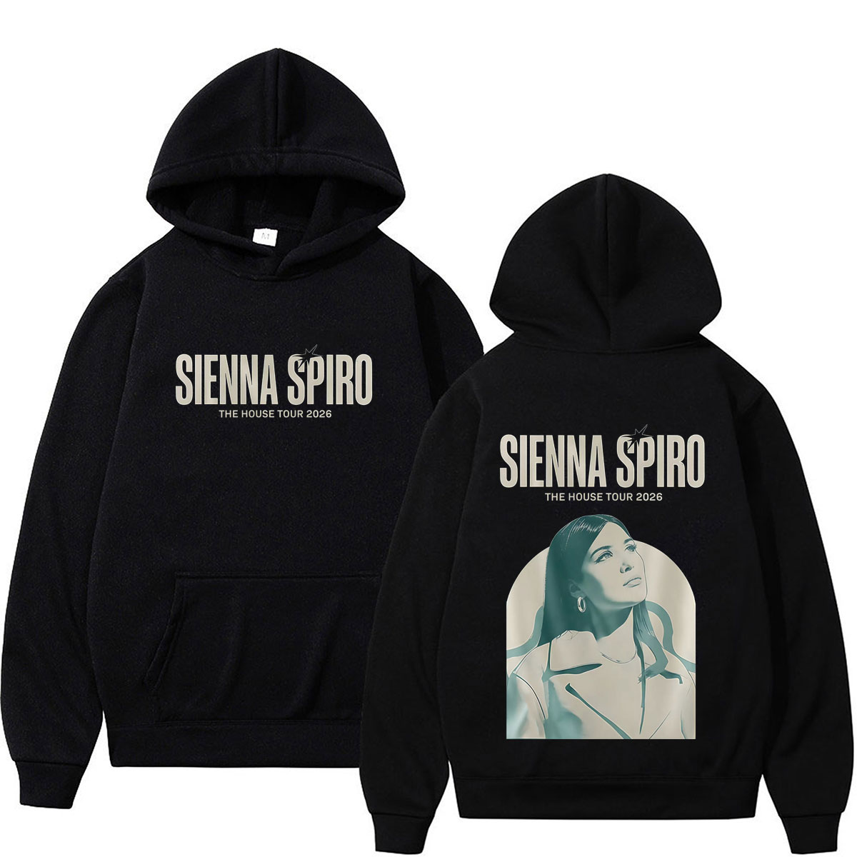 เสื้อฮู้ดลายกราฟิก Sienna Spir - Vintage Fashion Houses บทวิจารณ์และราคา