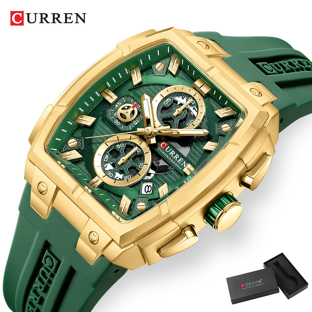 CURREN นาฬิกาวินเทจสุดหรูสำหรั - Vintage Fashion Streetwear บทวิจารณ์และราคา
