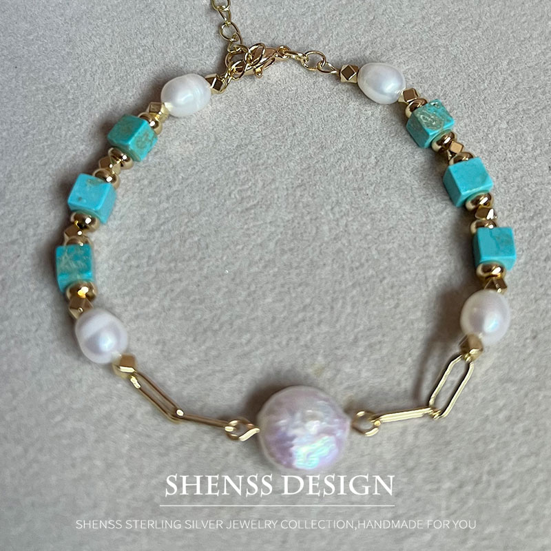 สร้อยข้อมือทองแดงชุบทอง14K สีเ - Vintage Fashion Photos บทวิจารณ์และราคา