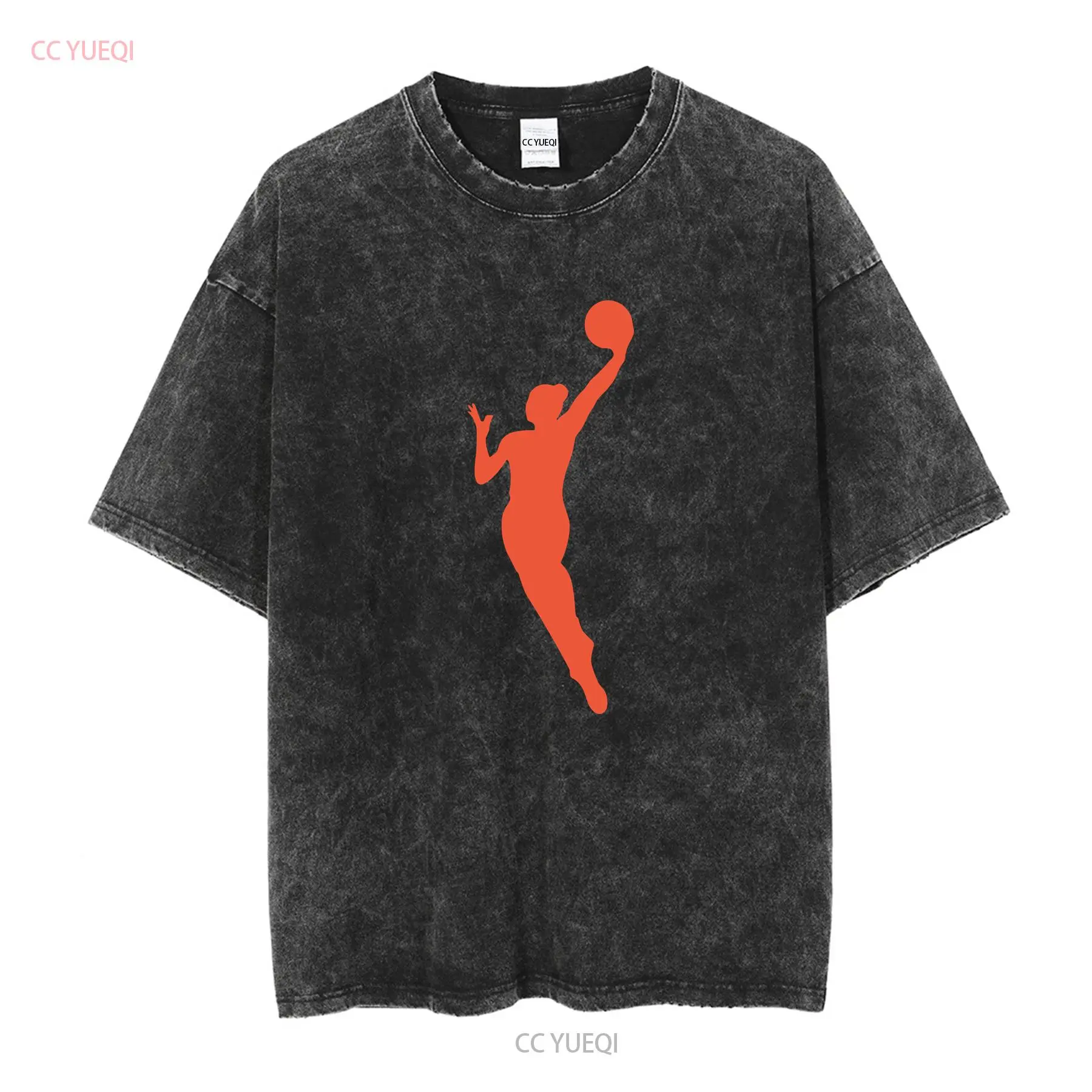 เสื้อยืดผ้าฝ้ายหนา WNBA สีส้มผ - Vintage Fashion Knitwear บทวิจารณ์และราคา