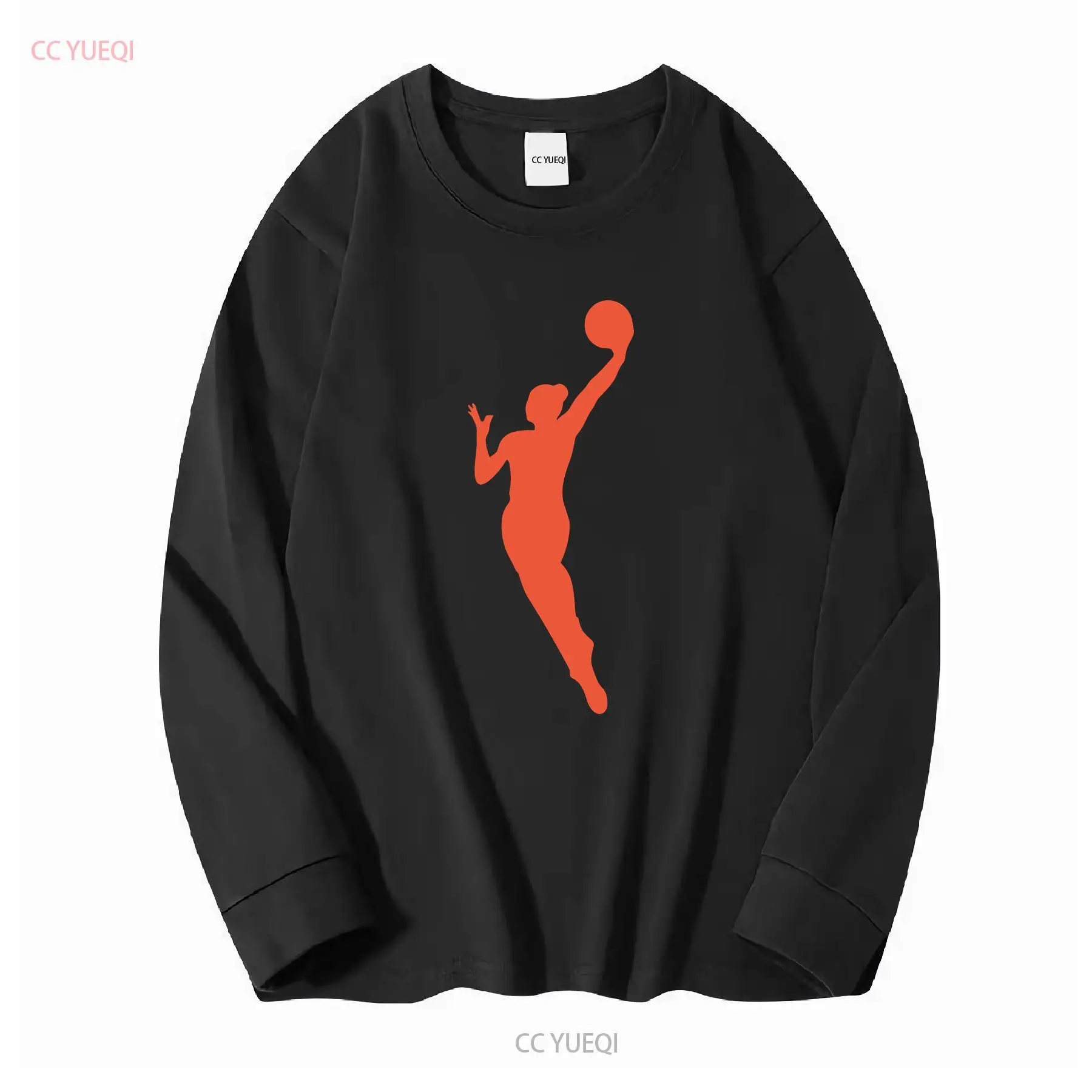 เสื้อยืดผ้าฝ้ายหนา WNBA สีส้มผ - Vintage Fashion Knitwear บทวิจารณ์และราคา