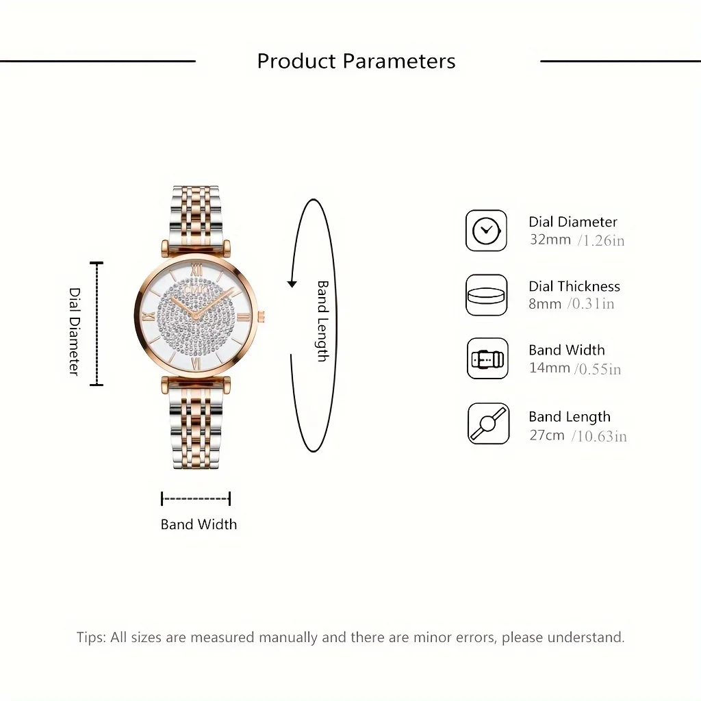 นาฬิกาควอตซ์หน้าปัดตัวเลขโรมัน - Vintage Fashion Watches บทวิจารณ์และราคา