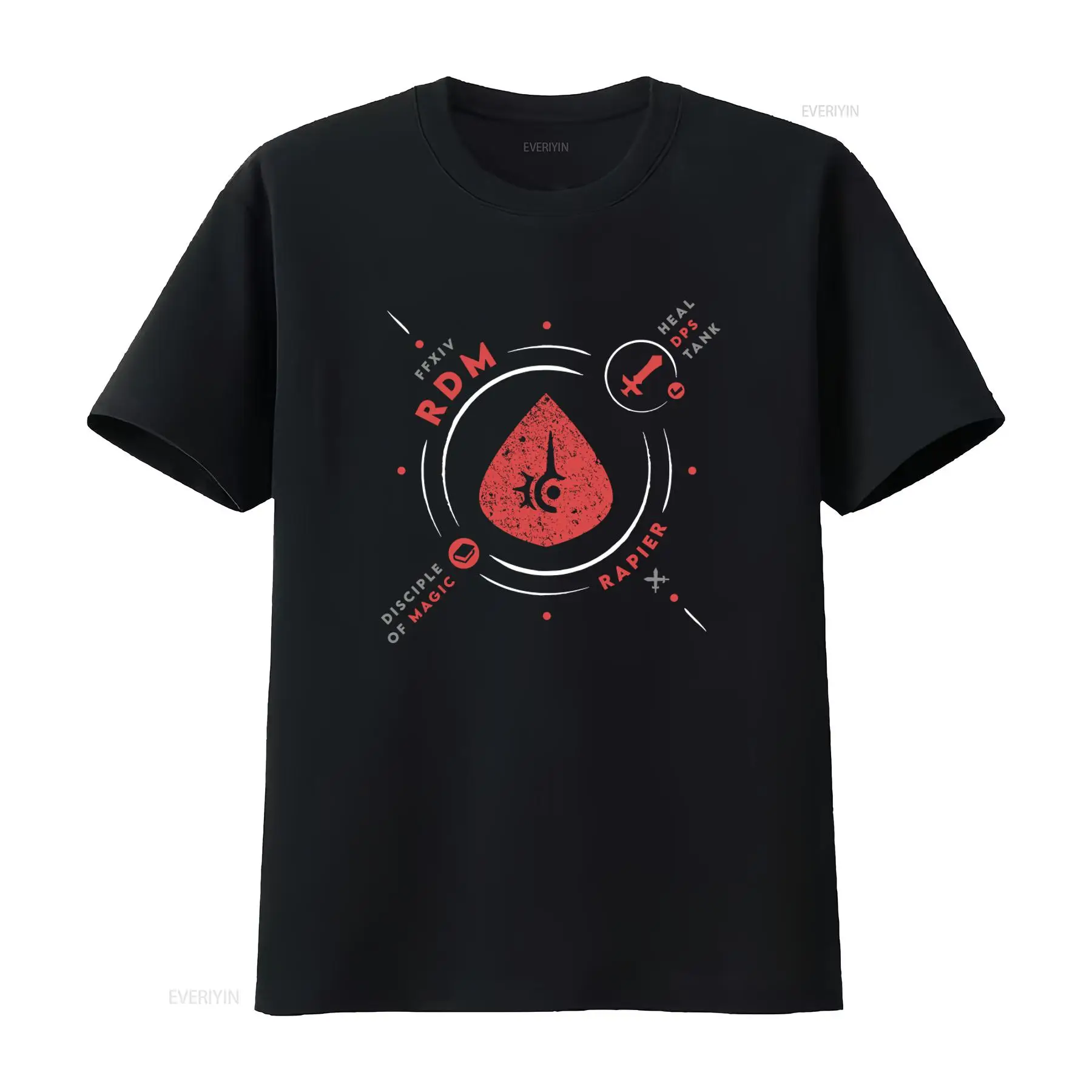 เสื้อยืดลายกราฟิกวินเทจ FFXIV  - Vintage Fashion Jobs บทวิจารณ์และราคา