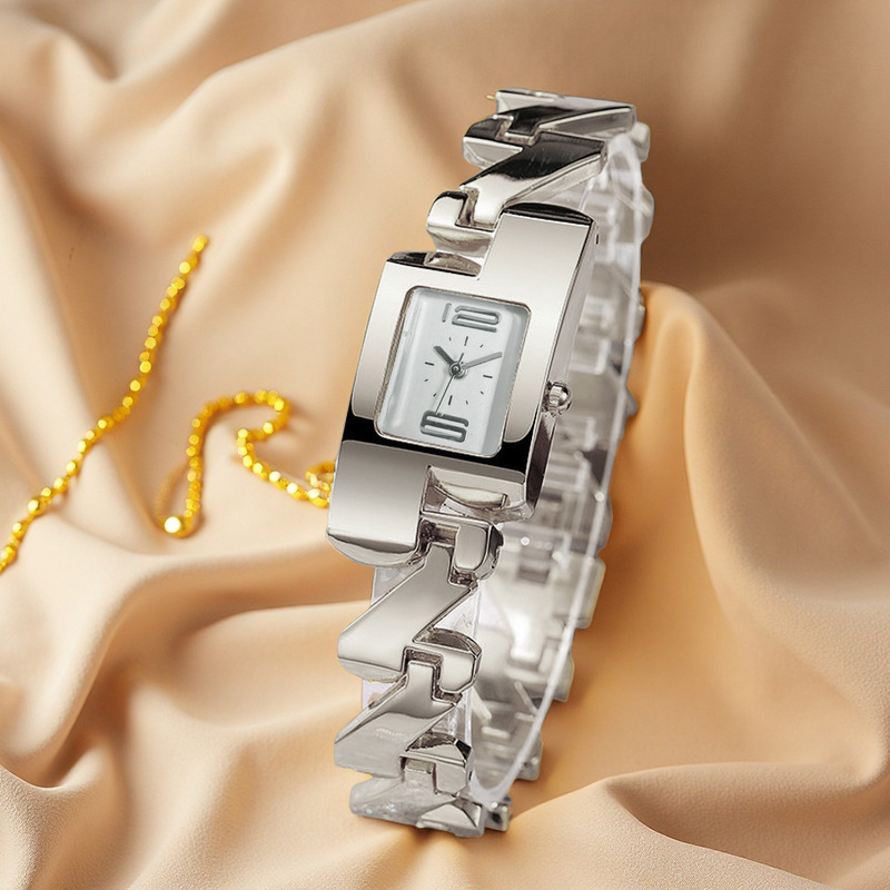 นาฬิกาข้อมือควอตซ์ทรงสี่เหลี่ย - Vintage Fashion Watches บทวิจารณ์และราคา