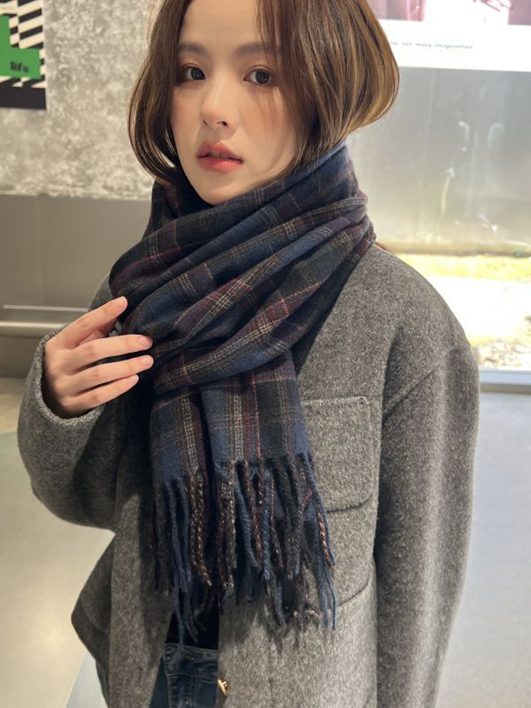 ผ้าพันคอแคชเมียร์เทียมแบบใหม่ส - Vintage Fashion Knitwear บทวิจารณ์และราคา