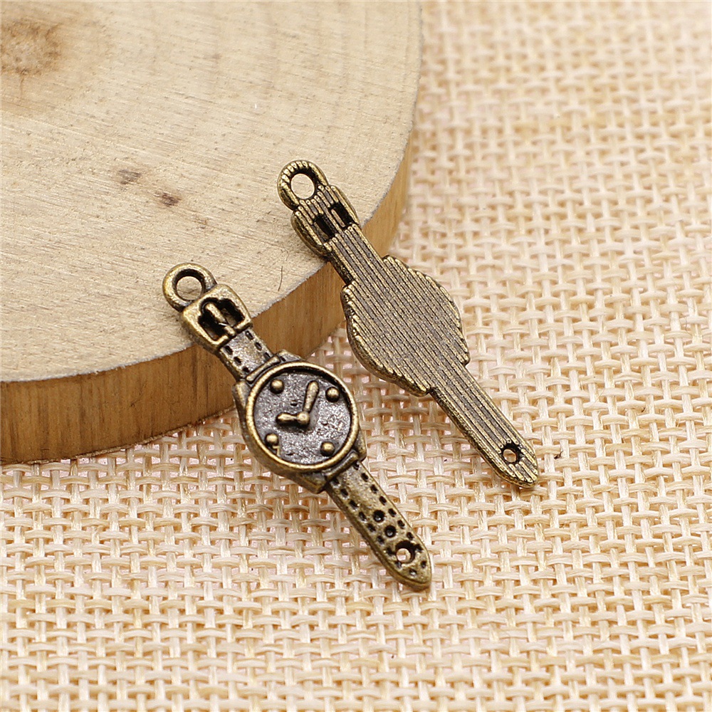 10 ชิ้น 30x9 มม. 2 สี สีเงินโบ - Vintage Fashion Watches บทวิจารณ์และราคา