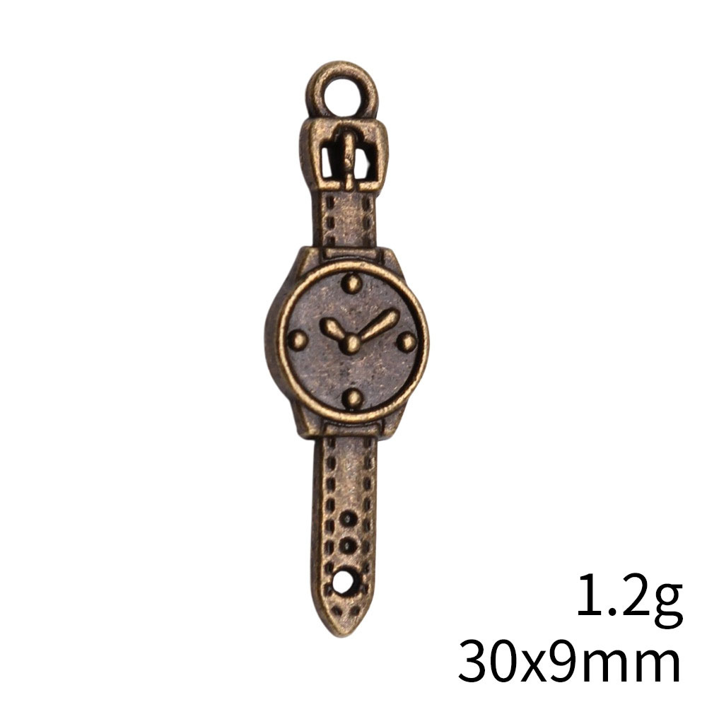 10 ชิ้น 30x9 มม. 2 สี สีเงินโบ - Vintage Fashion Watches บทวิจารณ์และราคา