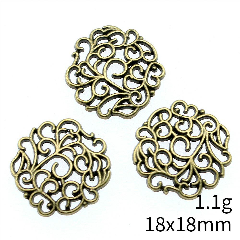 10 ชิ้น 18x18 มม. 2 สีโบราณสีเ - Vintage Fashion Stores บทวิจารณ์และราคา