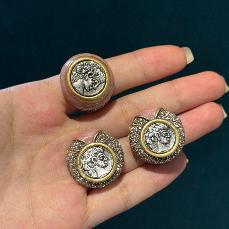ชุดเครื่องประดับวินเทจโบราณสีช - Vintage Fashion Old Money บทวิจารณ์และราคา