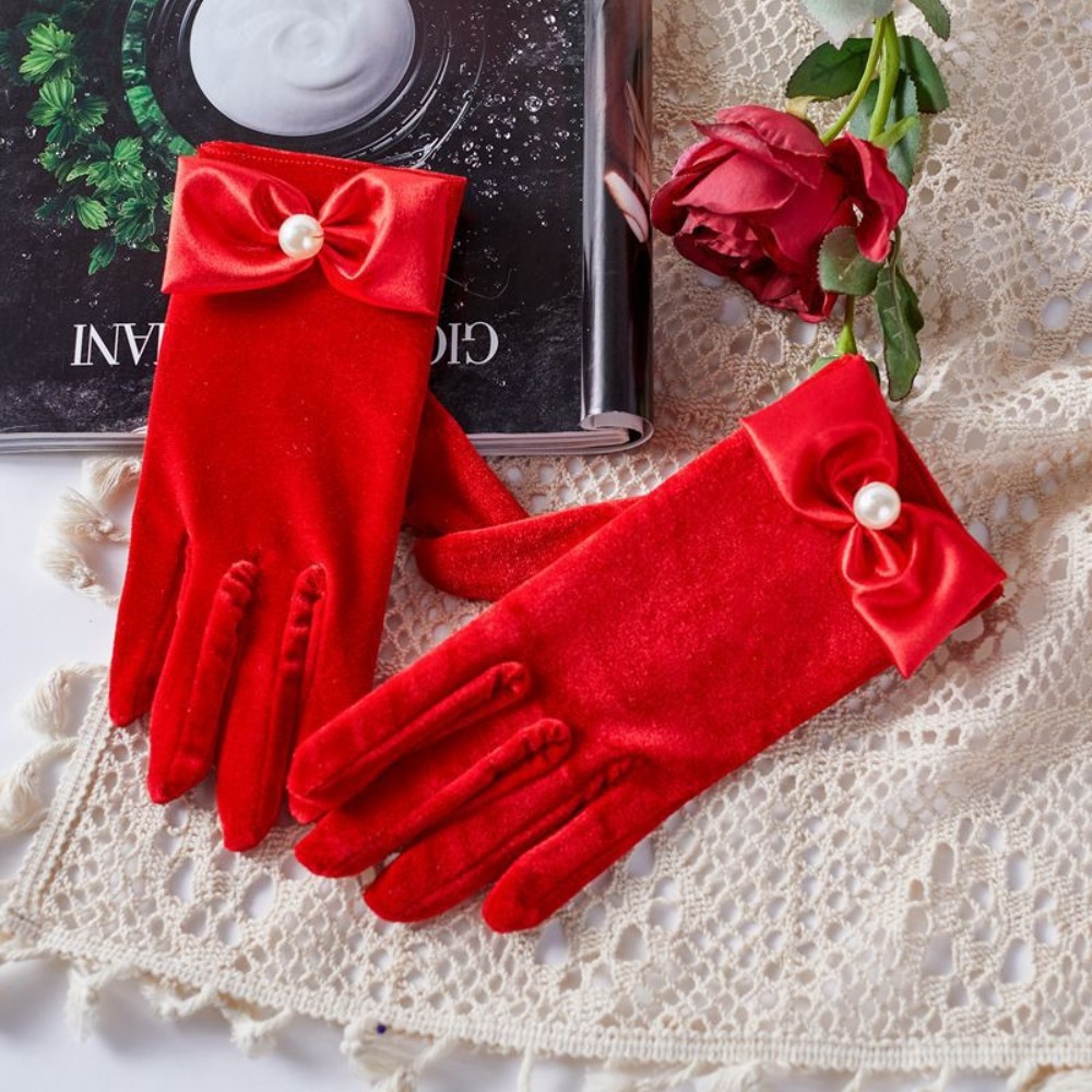 ถุงมือเจ้าสาววินเทจ ถุงมือกำมะ - Vintage Fashion Photographers บทวิจารณ์และราคา