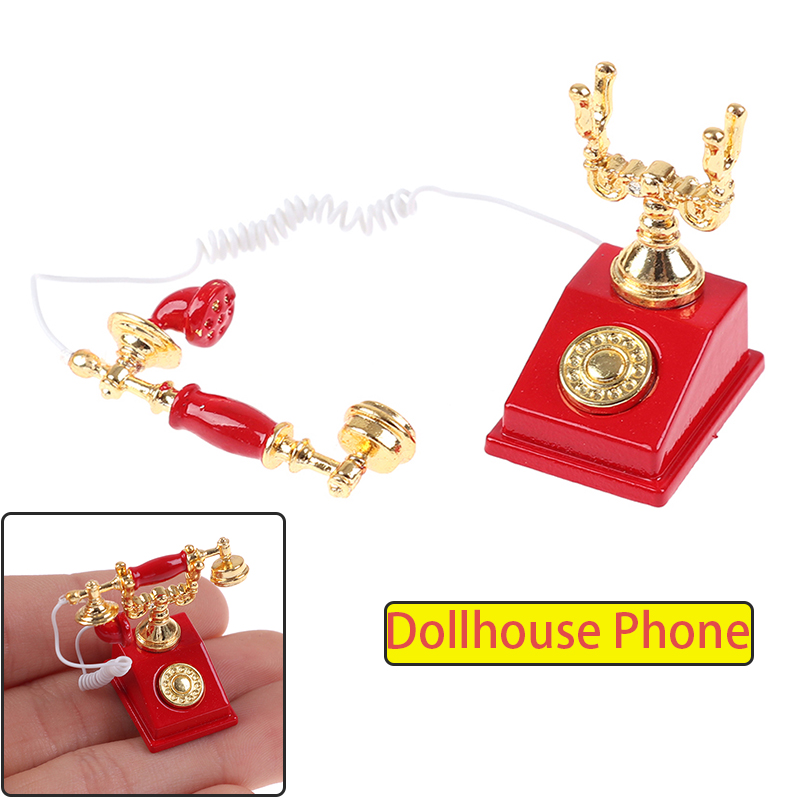 โทรศัพท์วินเทจขนาด 1:12 สำหรับ - Vintage Fashion Houses บทวิจารณ์และราคา