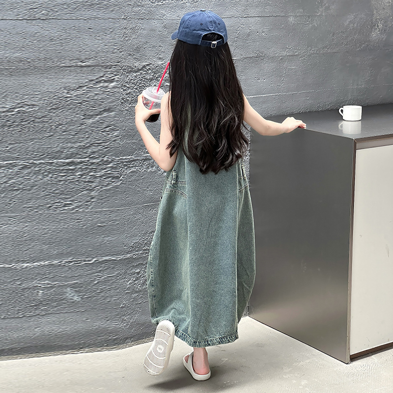 Vintage Blue เด็กหญิงคุณภาพสูง - Vintage Fashion Streetwear บทวิจารณ์และราคา
