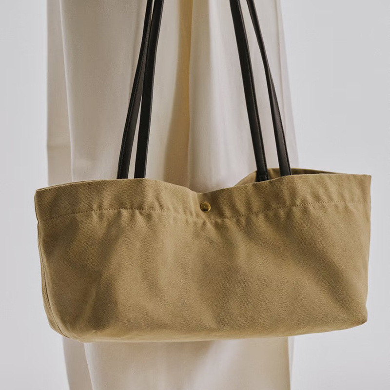 กระเป๋าผ้าแคนวาสสไตล์วินเทจใหม - Vintage Fashion Old Money บทวิจารณ์และราคา
