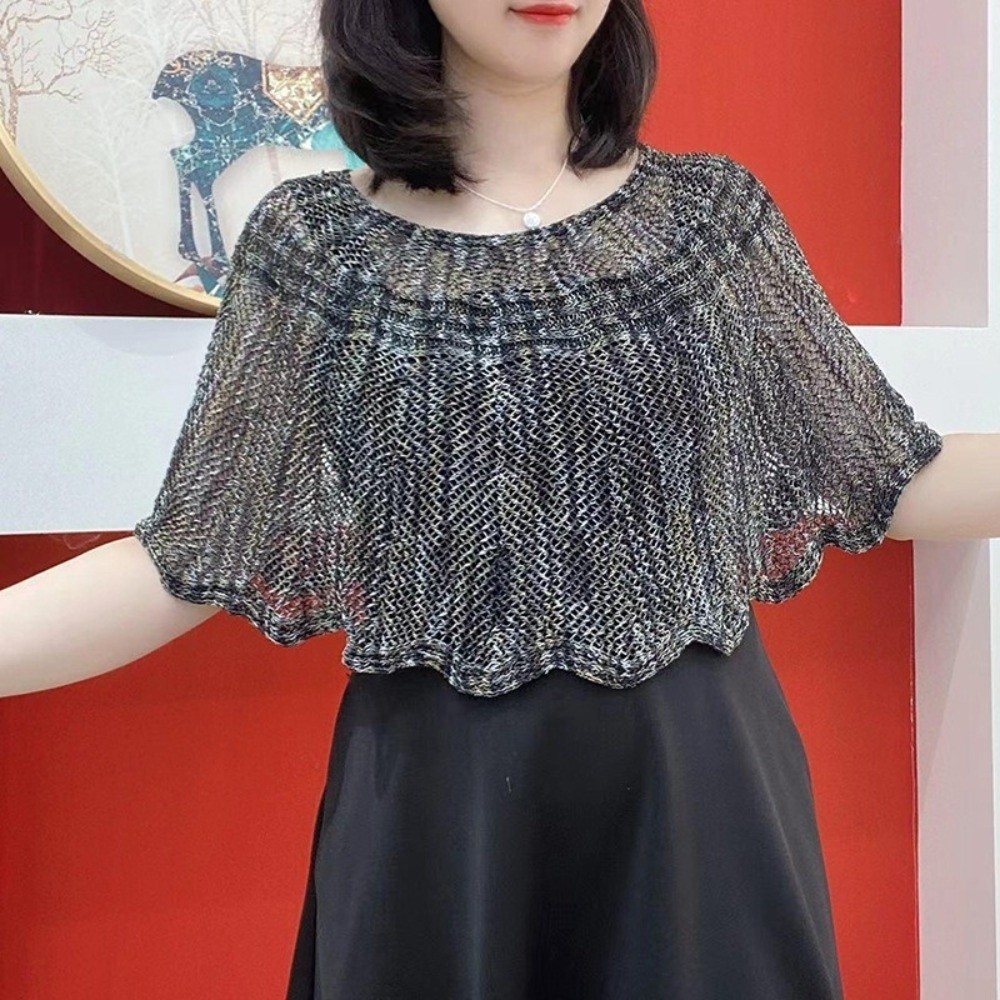 เสื้อคลุมโครเชต์แบบสวมหัว ประด - Vintage Fashion Knitwear บทวิจารณ์และราคา