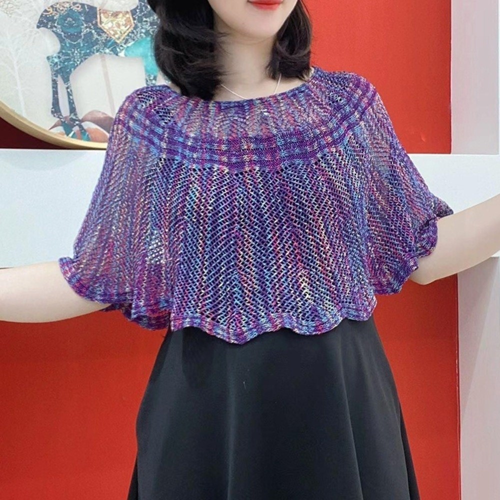 เสื้อคลุมโครเชต์แบบสวมหัว ประด - Vintage Fashion Knitwear บทวิจารณ์และราคา