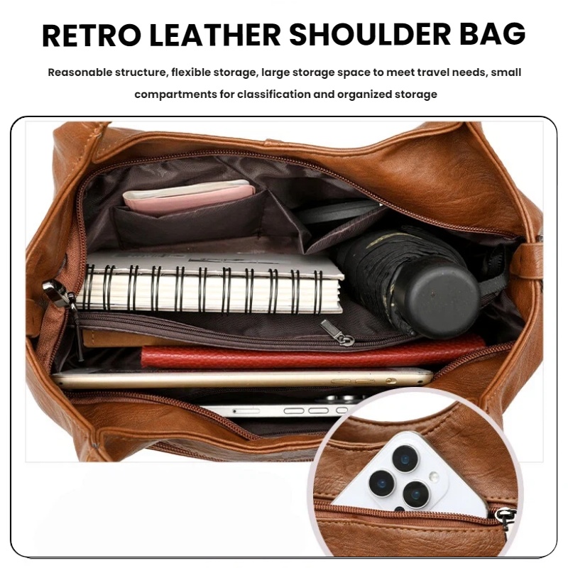กระเป๋าถือหนังเทียมวินเทจ กระเ - Vintage Fashion Shop บทวิจารณ์และราคา