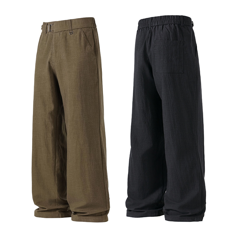 กางเกงลำลองผู้ชายสไตล์วินเทจ ร - Vintage Fashion Old Money บทวิจารณ์และราคา