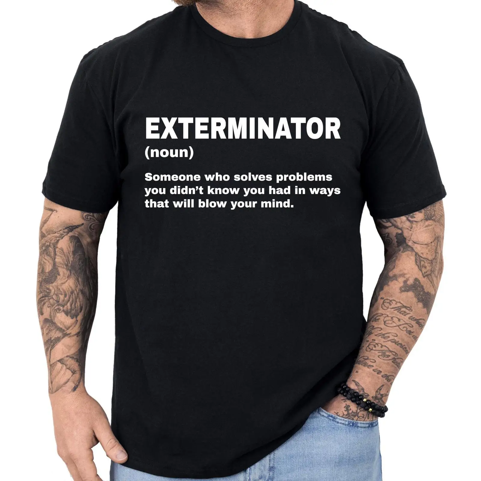 เสื้อยืดลายกราฟิก Exterminator - Vintage Fashion Definition บทวิจารณ์และราคา