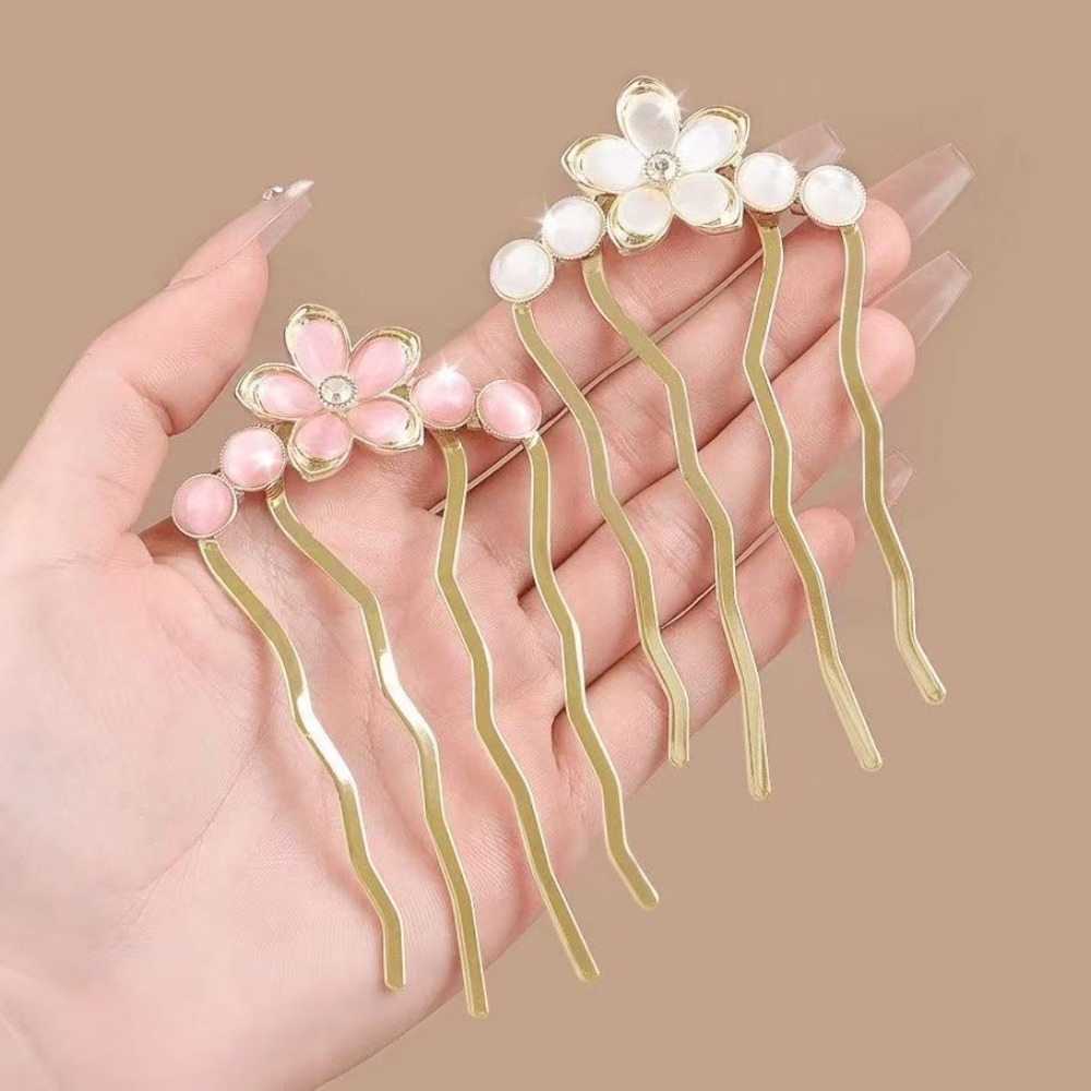 1/3 ชิ้น กิ๊บติดผมโลหะประดับมุ - Vintage Fashion Shop บทวิจารณ์และราคา