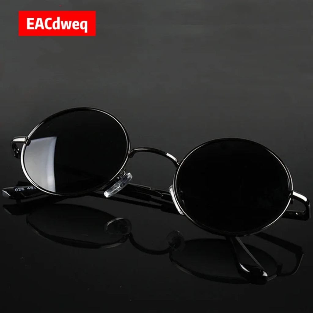 แว่นกันแดดทรงกลมสไตล์เรโทรวินเ - Vintage Fashion Streetwear บทวิจารณ์และราคา